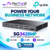 TP-Link Omada SG3428MP 28-Port Gigabit L2+ Managed PoE+ Switch – 24 PoE+ Ports, 4 SFP Slots, 384 W PoE Budget, Omada SDN