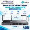 TP-Link Omada SG3428X 24-Port Gigabit L2+ Managed Switch with 4×10G SFP+ Slots, Omada SDN, Static Routing, IPv6