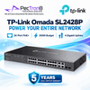 TP-Link Omada SL2428P 24-Port Smart PoE+ Switch with 4 Gigabit Uplink Ports, 250 W PoE Budget, Omada SDN Cloud Management