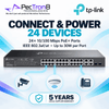 TP-Link Omada SL2428P 24-Port Smart PoE+ Switch with 4 Gigabit Uplink Ports, 250 W PoE Budget, Omada SDN Cloud Management