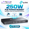 TP-Link Omada SL2428P 24-Port Smart PoE+ Switch with 4 Gigabit Uplink Ports, 250 W PoE Budget, Omada SDN Cloud Management