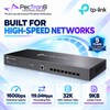 TP-Link Omada SX3008F 8-Port 10GE SFP+ L2+ Managed Switch – 160 Gbps, Omada SDN, Static Routing, Enterprise Fiber Switch