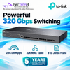 TP-Link Omada SX3016F 16-Port 10GE SFP+ L2+ Managed Switch – 320 Gbps, Static Routing, Omada SDN Cloud Management