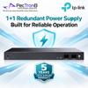 TP-Link Omada SX3016F 16-Port 10GE SFP+ L2+ Managed Switch – 320 Gbps, Static Routing, Omada SDN Cloud Management