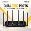 ASUS TUF Gaming AX6000 Dual-Band WiFi 6 Gaming Router – Dual 2.5GbE, AiMesh, AiProtection Pro, Mobile Game Mode