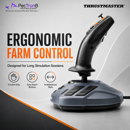 Thrustmaster SIMTASK FarmStick PC Joystick for Farming Simulator & Heavy Machinery Control