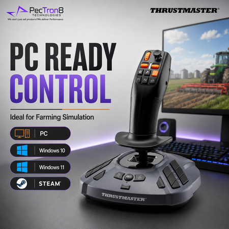 Thrustmaster SIMTASK FarmStick PC Joystick for Farming Simulator & Heavy Machinery Control