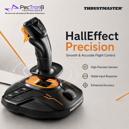 Thrustmaster T.16000M FCS Flight Stick for PC – HallEffect Precision Joystick