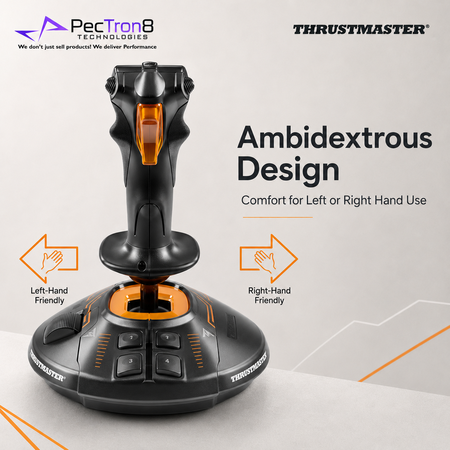 Thrustmaster T.16000M FCS Flight Stick for PC – HallEffect Precision Joystick