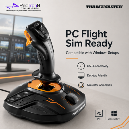 Thrustmaster T.16000M FCS Flight Stick for PC – HallEffect Precision Joystick