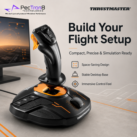 Thrustmaster T.16000M FCS Flight Stick for PC – HallEffect Precision Joystick