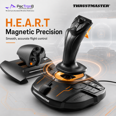 Thrustmaster T.16000M FCS HOTAS Flight Controller for PC with Joystick & TWCS Throttle
