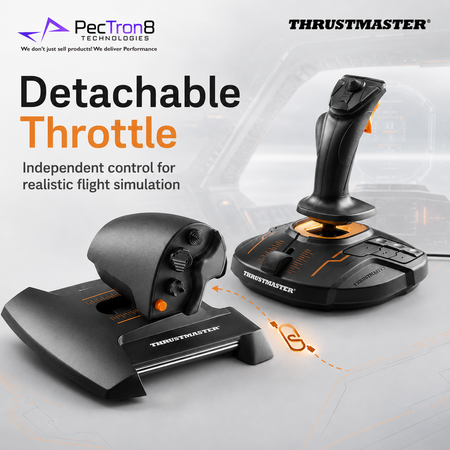Thrustmaster T.16000M FCS HOTAS Flight Controller for PC with Joystick & TWCS Throttle