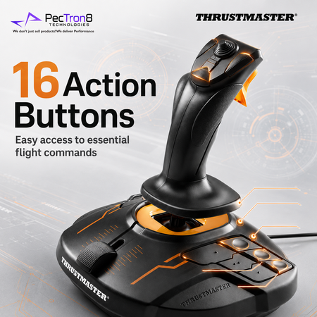 Thrustmaster T.16000M FCS HOTAS Flight Controller for PC with Joystick & TWCS Throttle