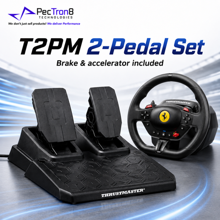 Thrustmaster T128 Racing Wheel for PS5, PS4 & PC with T2PM Pedal Set