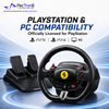 Thrustmaster T128 Racing Wheel for PS5, PS4 & PC with T2PM Pedal Set