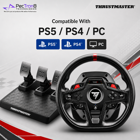 Thrustmaster T248R Racing Wheel & T3PM Pedal Set for PS5, PS4 & PC