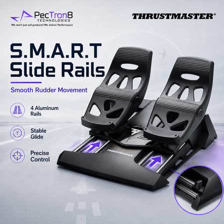 Thrustmaster T.Flight Rudder Pedals TFRP Flight Simulator Pedal Set for PC, PS4, PS5 & Xbox