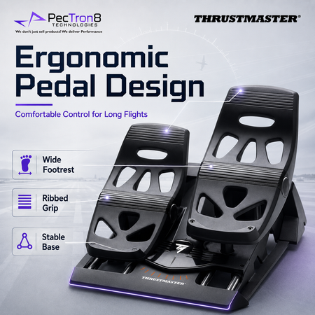 Thrustmaster T.Flight Rudder Pedals TFRP Flight Simulator Pedal Set for PC, PS4, PS5 & Xbox