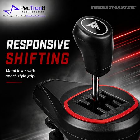 Thrustmaster TH8S Shifter Add-On 7+1 H-Pattern Racing Gear Shifter for PC, PS5, PS4 & Xbox
