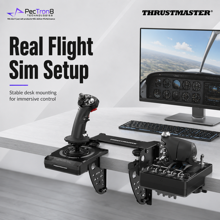Thrustmaster TM Flying Clamp Metal Desk Mount for Flight Sim Controls