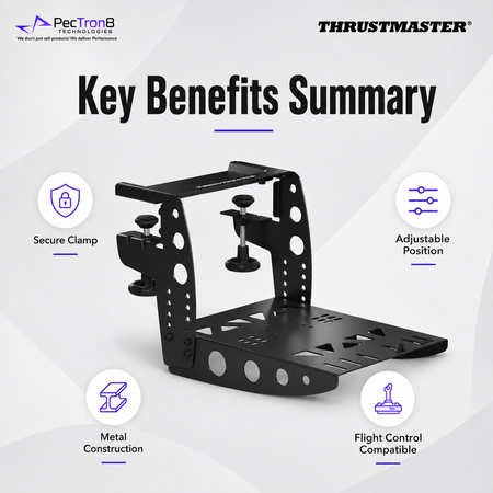 Thrustmaster TM Flying Clamp Metal Desk Mount for Flight Sim Controls