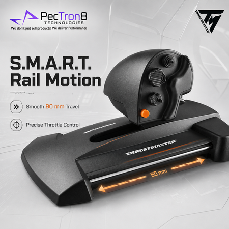 Thrustmaster TWCS Throttle PC Flight Simulator Controller with S.M.A.R.T Rail Motion