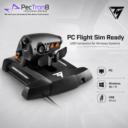 Thrustmaster TWCS Throttle PC Flight Simulator Controller with S.M.A.R.T Rail Motion