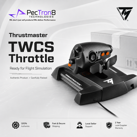 Thrustmaster TWCS Throttle PC Flight Simulator Controller with S.M.A.R.T Rail Motion