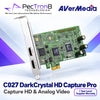 AVerMedia DarkCrystal HD Capture Pro C027 PCIe Capture Card – HDMI, Component, Composite & S-Video, Real-Time H.264 Recording, 1080i Capture