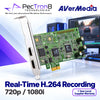 AVerMedia DarkCrystal HD Capture Pro C027 PCIe Capture Card – HDMI, Component, Composite & S-Video, Real-Time H.264 Recording, 1080i Capture