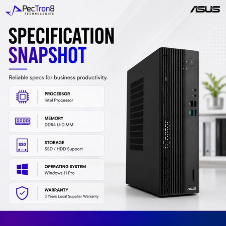 ASUS ExpertCenter D701SER-514500702X Desktop PC i5-14500 16GB RAM 512GB SSD Win 11 Pro