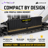 CORSAIR VENGEANCE LPX 16GB (2×8GB) DDR4 3600MT/s CL18 Desktop Memory Kit – Black | CMK16GX4M2D3600C18