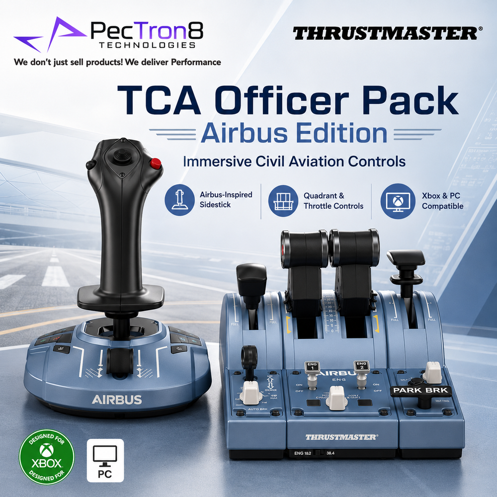 Thrustmaster TCA Officer Pack Airbus Edition Flight Controller for PC