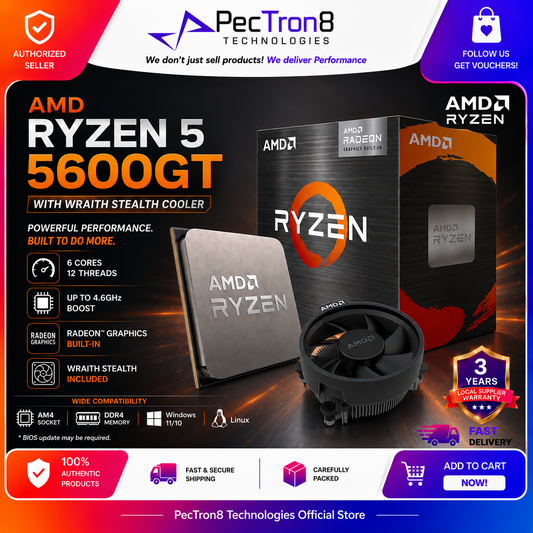 AMD Ryzen 5 5600GT AM4 Desktop Processor with Integrated Radeon Graphics