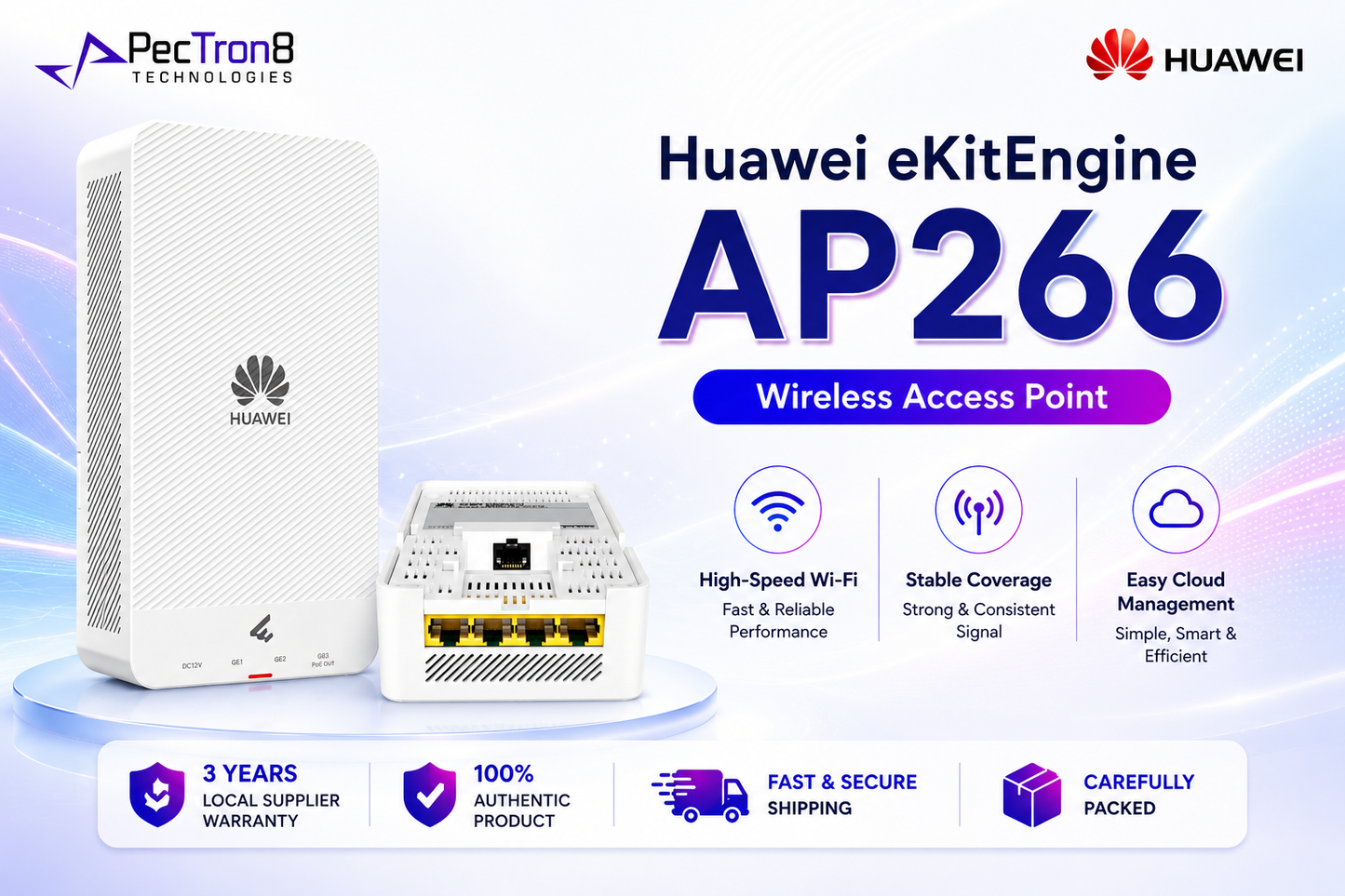 Huawei eKitEngine AP266 WiFi 6 Wireless Access Point AX3000 PoE AP
