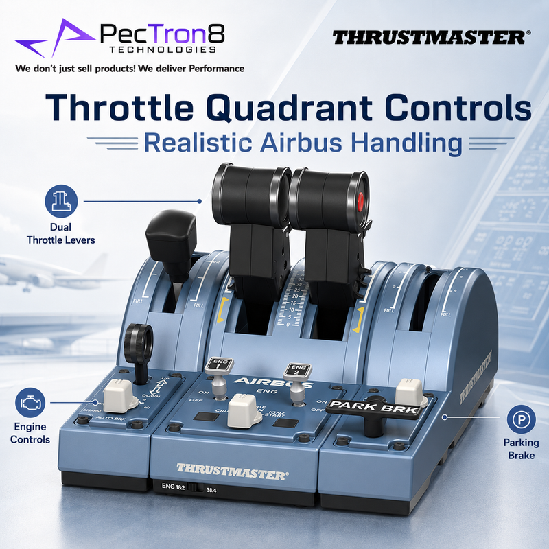 Thrustmaster TCA Officer Pack Airbus Edition Flight Controller for PC