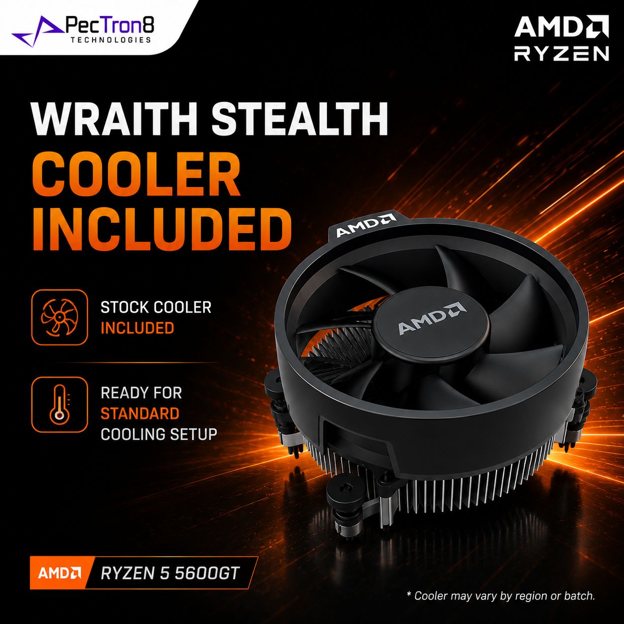 AMD Ryzen 5 5600GT AM4 Desktop Processor with Integrated Radeon Graphics