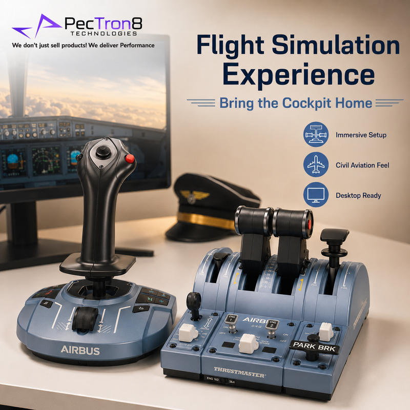 Thrustmaster TCA Officer Pack Airbus Edition Flight Controller for PC