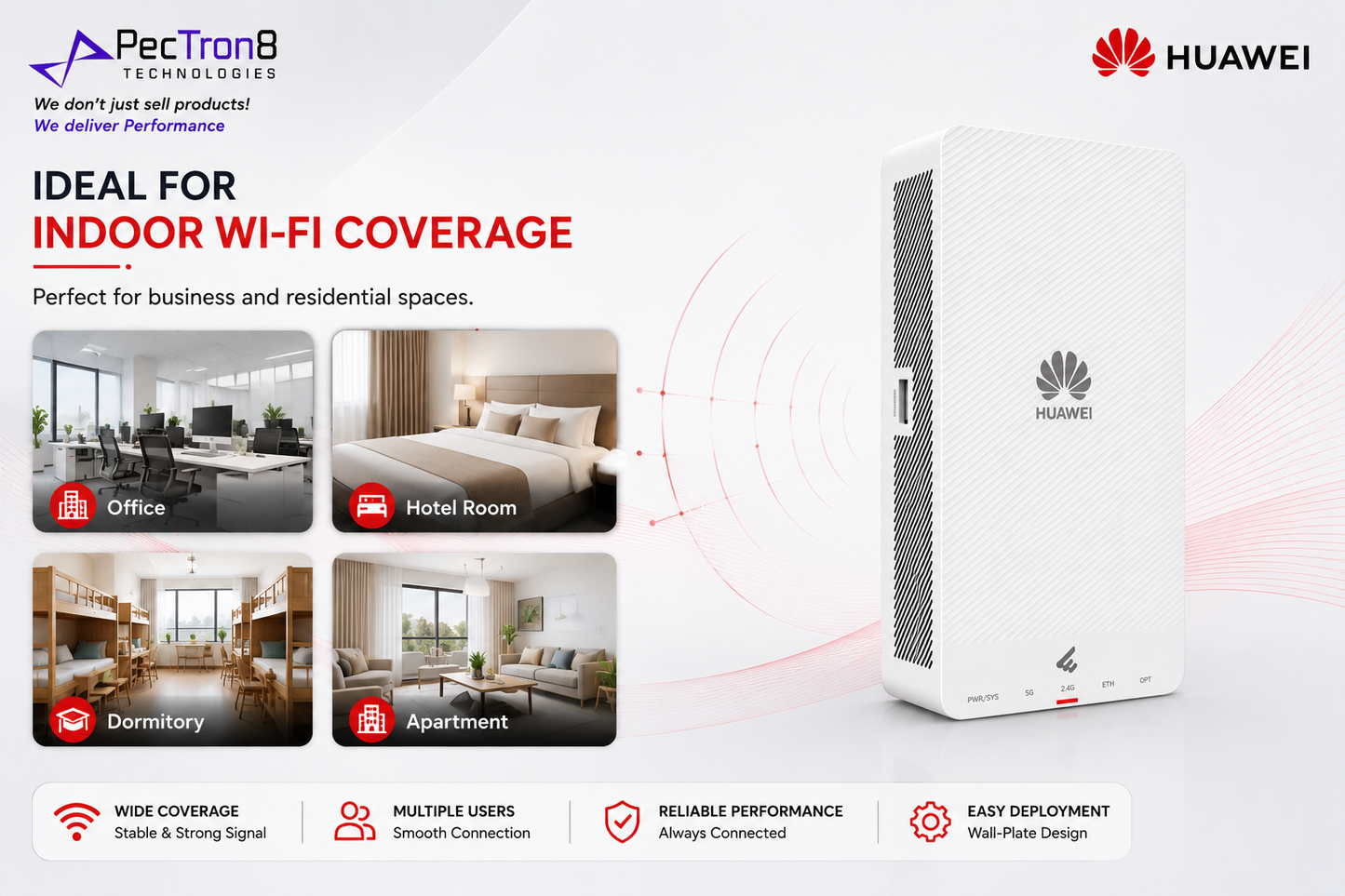 Huawei eKitEngine AP271E BE3600 Wi-Fi 7 Wall Plate Access Point