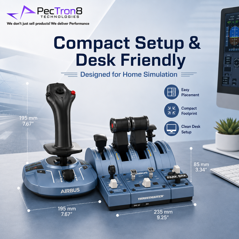 Thrustmaster TCA Officer Pack Airbus Edition Flight Controller for PC