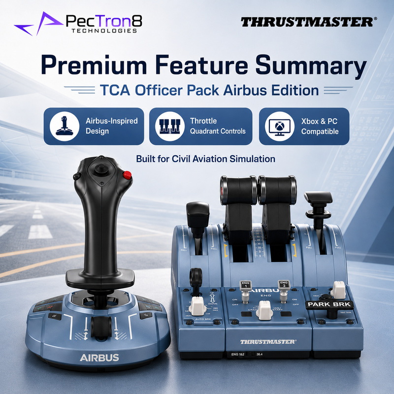 Thrustmaster TCA Officer Pack Airbus Edition Flight Controller for PC