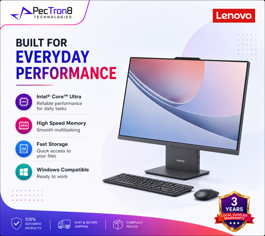 Lenovo IdeaCentre 27" AIO F0JW002BST | Intel Core Ultra 7 | 16GB RAM | 1TB SSD | Windows 11 Home | Keyboard & Mouse Included