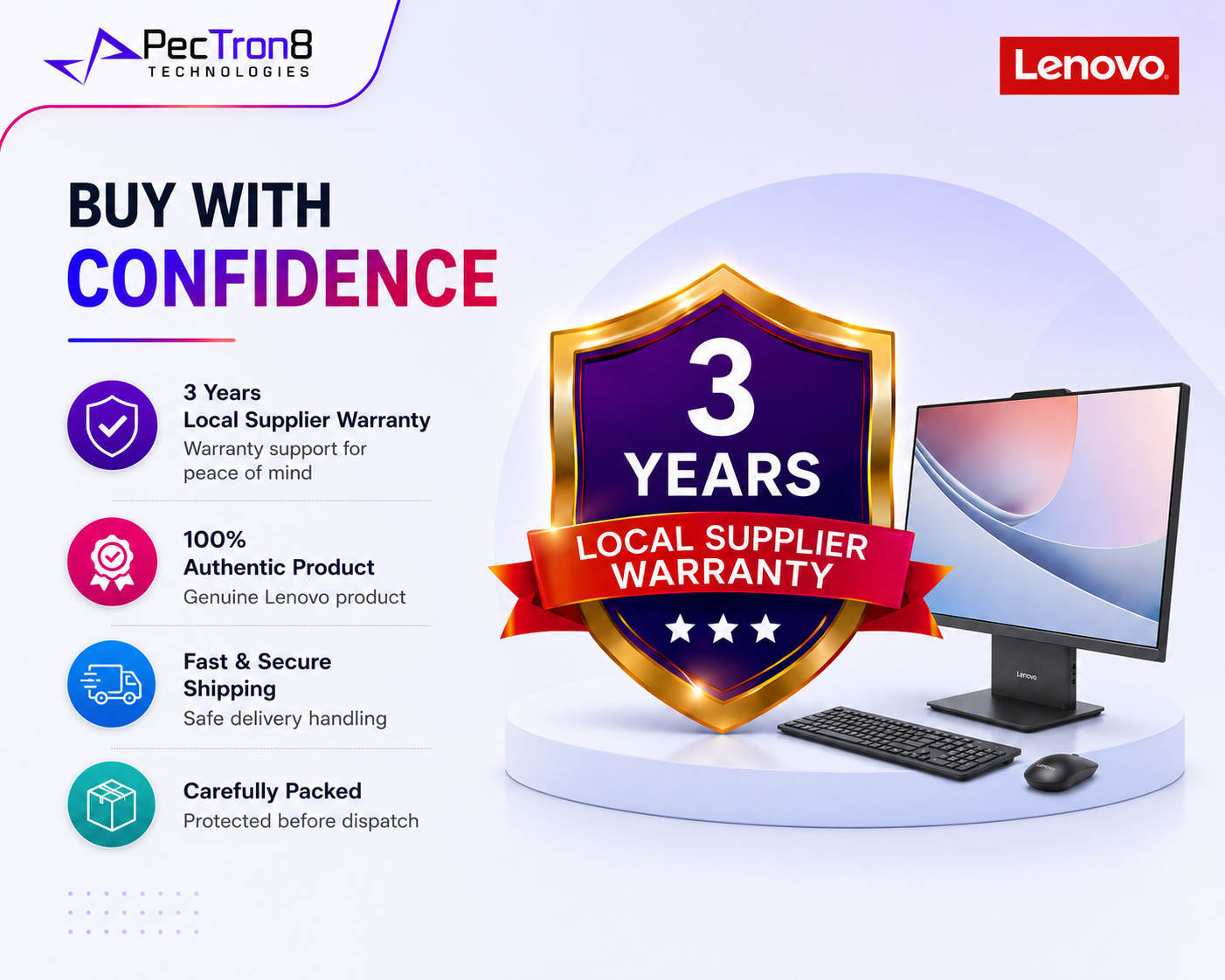 Lenovo IdeaCentre 27" AIO F0JW002BST | Intel Core Ultra 7 | 16GB RAM | 1TB SSD | Windows 11 Home | Keyboard & Mouse Included