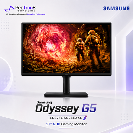 Samsung LS27FG502EEXXS Odyssey G5 27 Inch QHD 180Hz Gaming Monitor