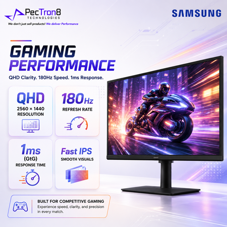 Samsung LS27FG502EEXXS Odyssey G5 27 Inch QHD 180Hz Gaming Monitor