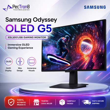 Samsung 27" Odyssey OLED G5 QHD OLED Gaming Monitor 180Hz 0.03ms