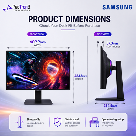 Samsung 27" Odyssey OLED G5 QHD OLED Gaming Monitor 180Hz 0.03ms